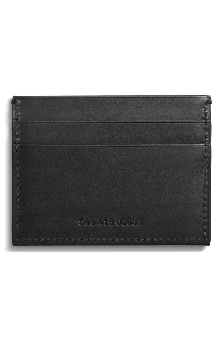 Shinola Five Pocket Card Case, Alternate, color, Black