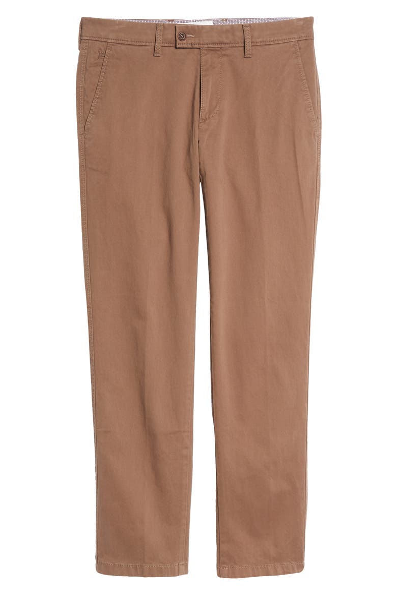 Evans Flat Front Chinos, Alternate, color, CAMEL
