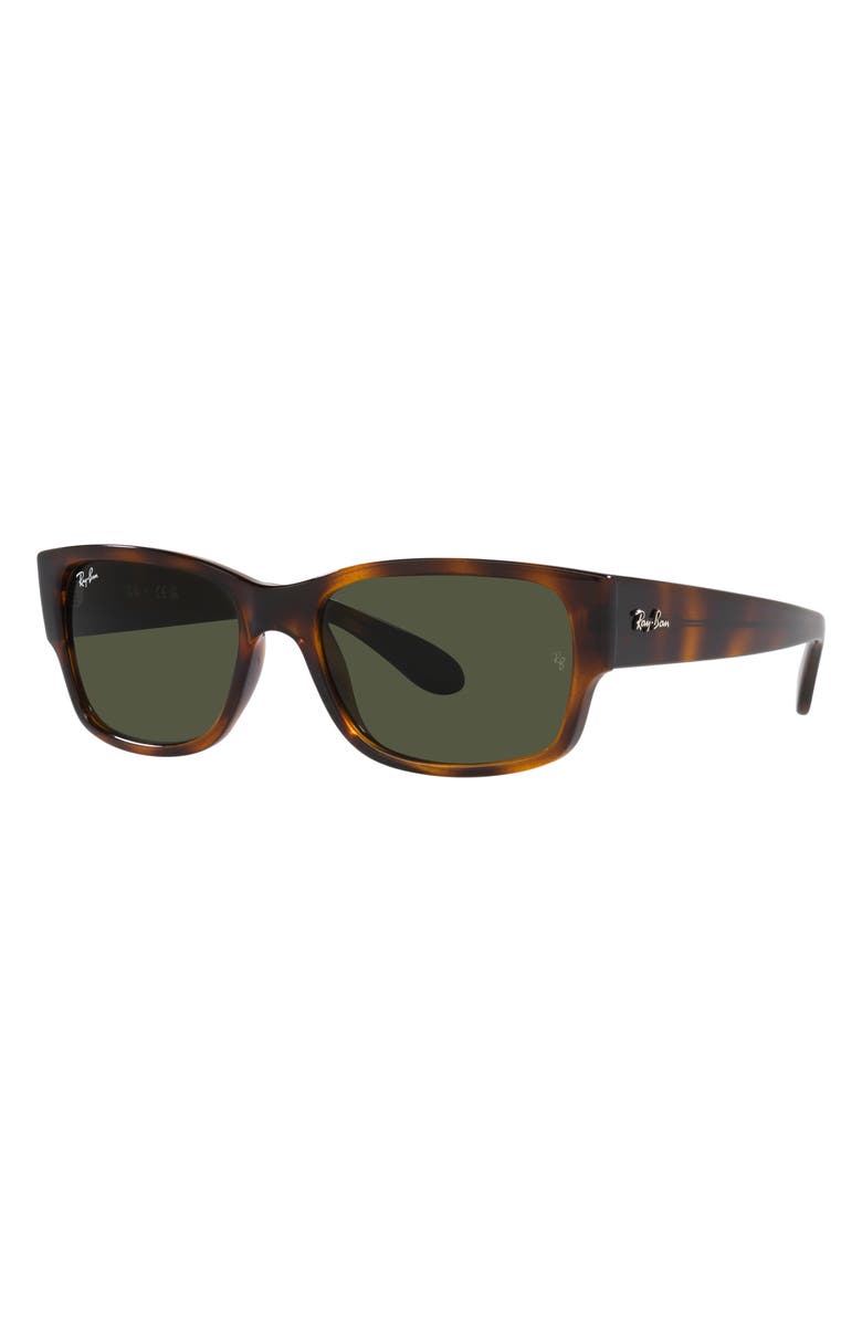 Ray-Ban 55mm Pillow Sunglasses, Alternate, color, Havana