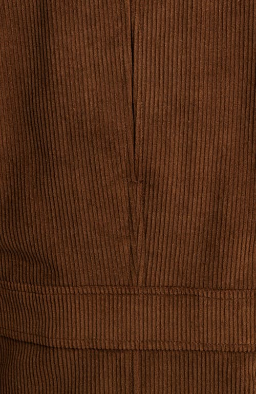 Schott Nyc Weekender Corduroy Blazer In Brown