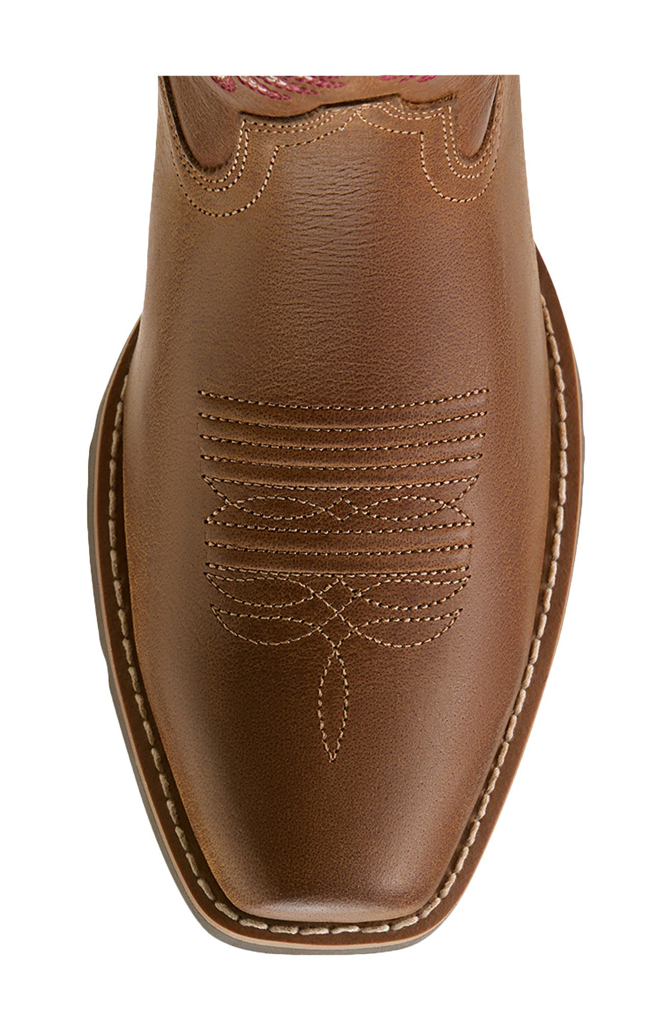 Ariat Round Up Narrow Cutter Toe Western Boot, Alternate, color, Sorrel Crunch