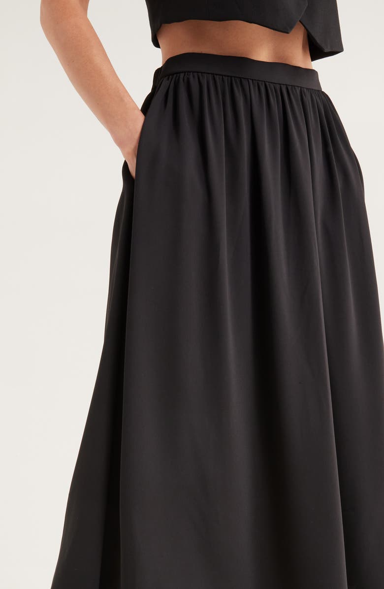 NORDSTROM RACK Pull-On Midi Skirt, Alternate, color, 