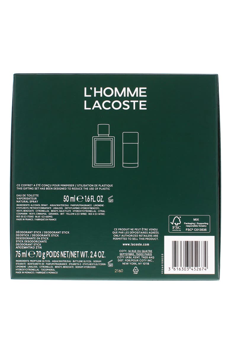 Lacoste L'Homme Lacoste Gift Set, Alternate, color,