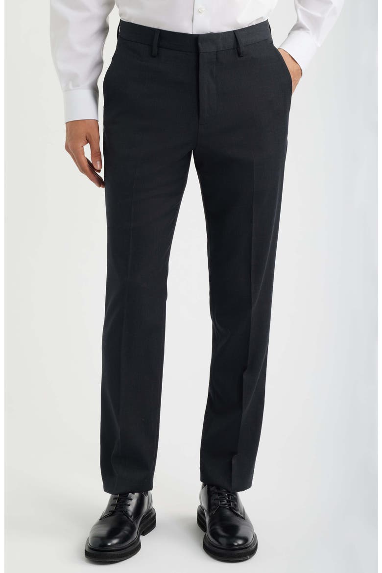 Jetsetter Athletic Fit Stretch Wool Suit Pants, Main, color, CHARCOAL