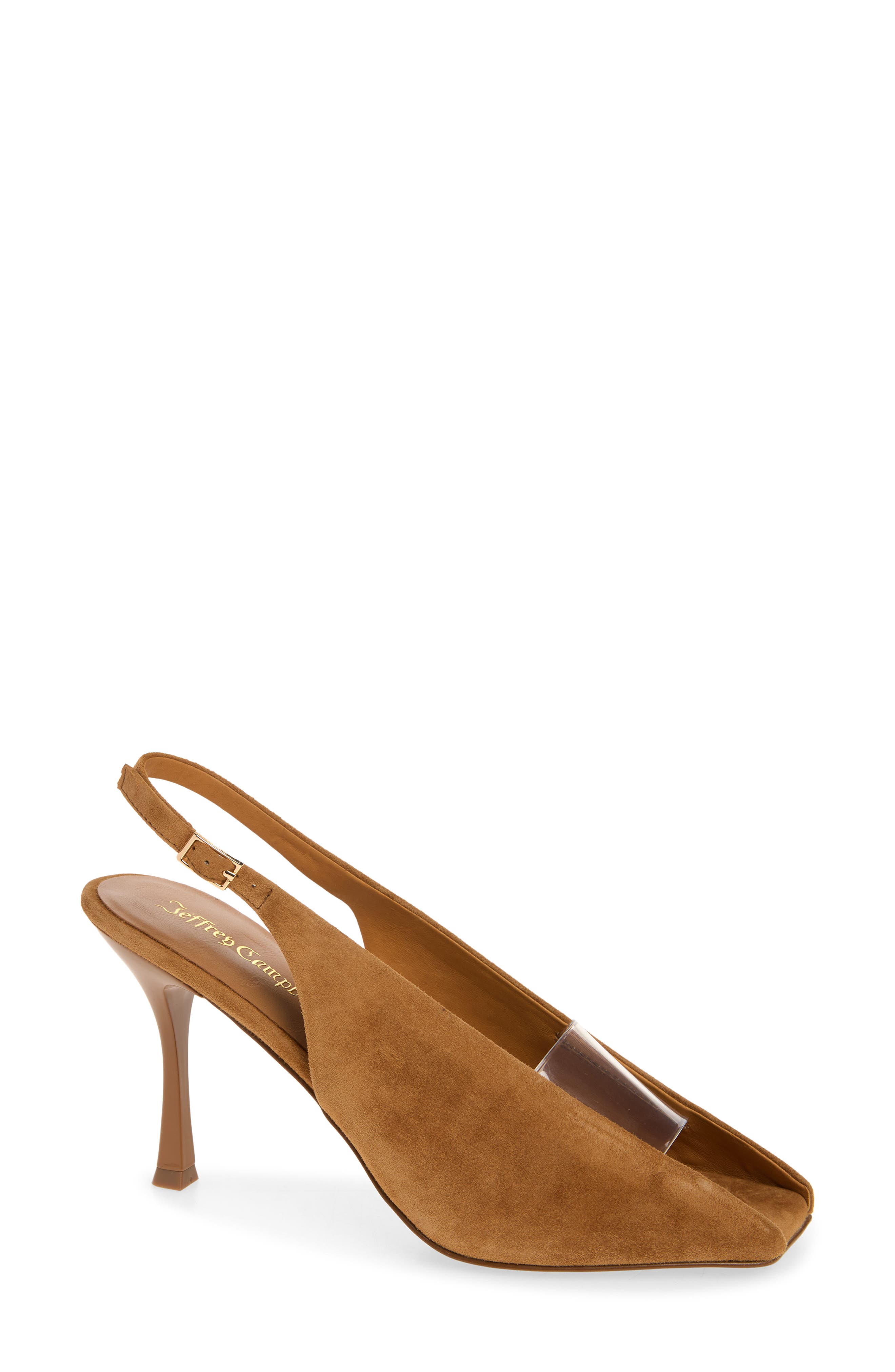 Jeffrey Campbell Patrizia Slingback Pump, Main, color, Tan Suede