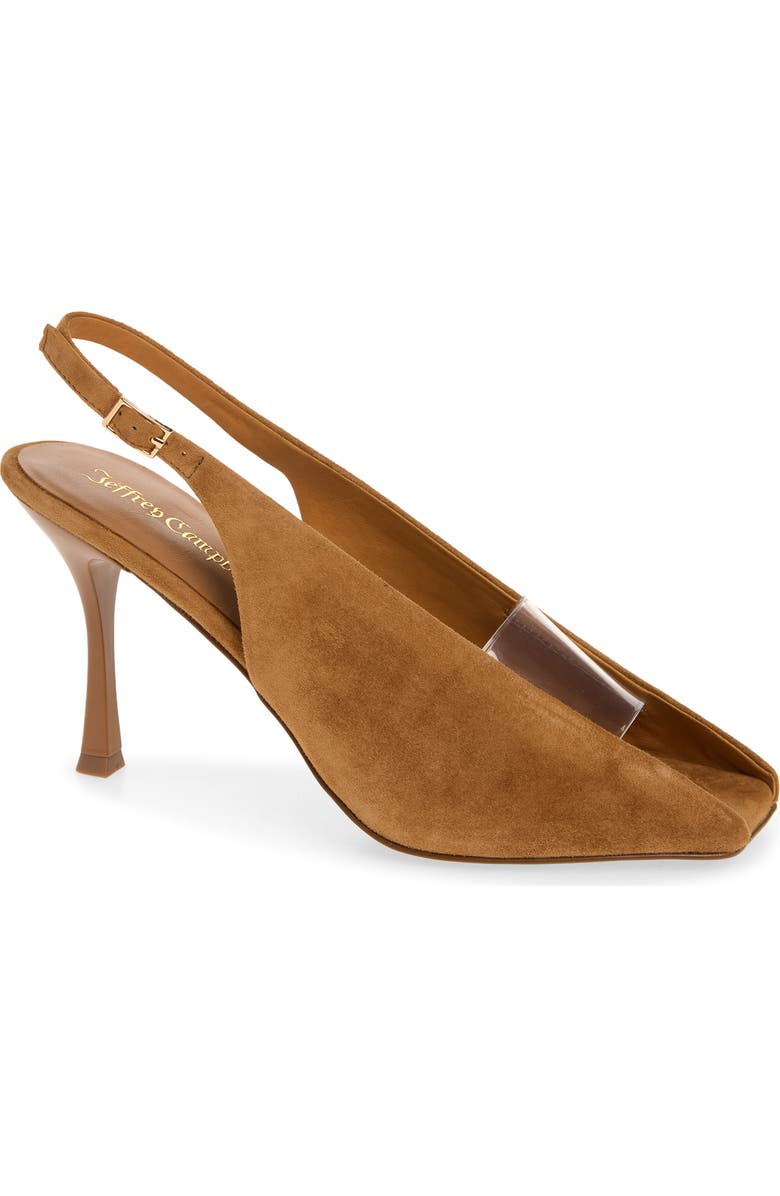 Jeffrey Campbell Patrizia Slingback Pump, Main, color, Tan Suede