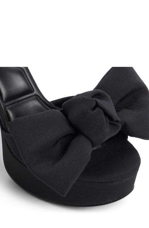 Aldo Luscious Ankle Strap Platform Sandal In Black