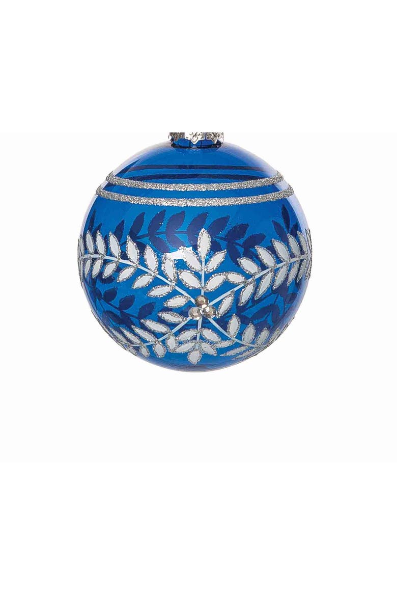 Winter Classic Orb Christmas Tree Ornament, Alternate, color, Blue