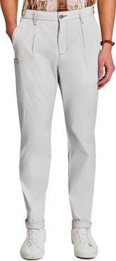 Brooklyn Brigade Slim Fit Solid Pleated Pants