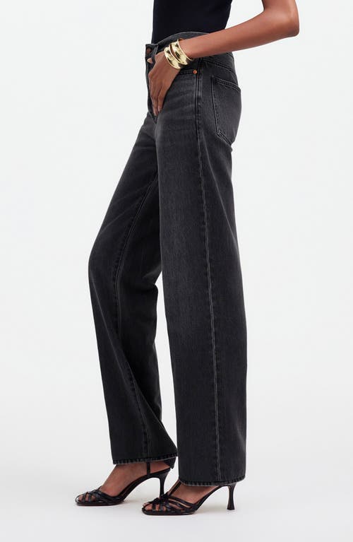 Madewell The Rail Straight Leg Jeans In Kingswood Wash