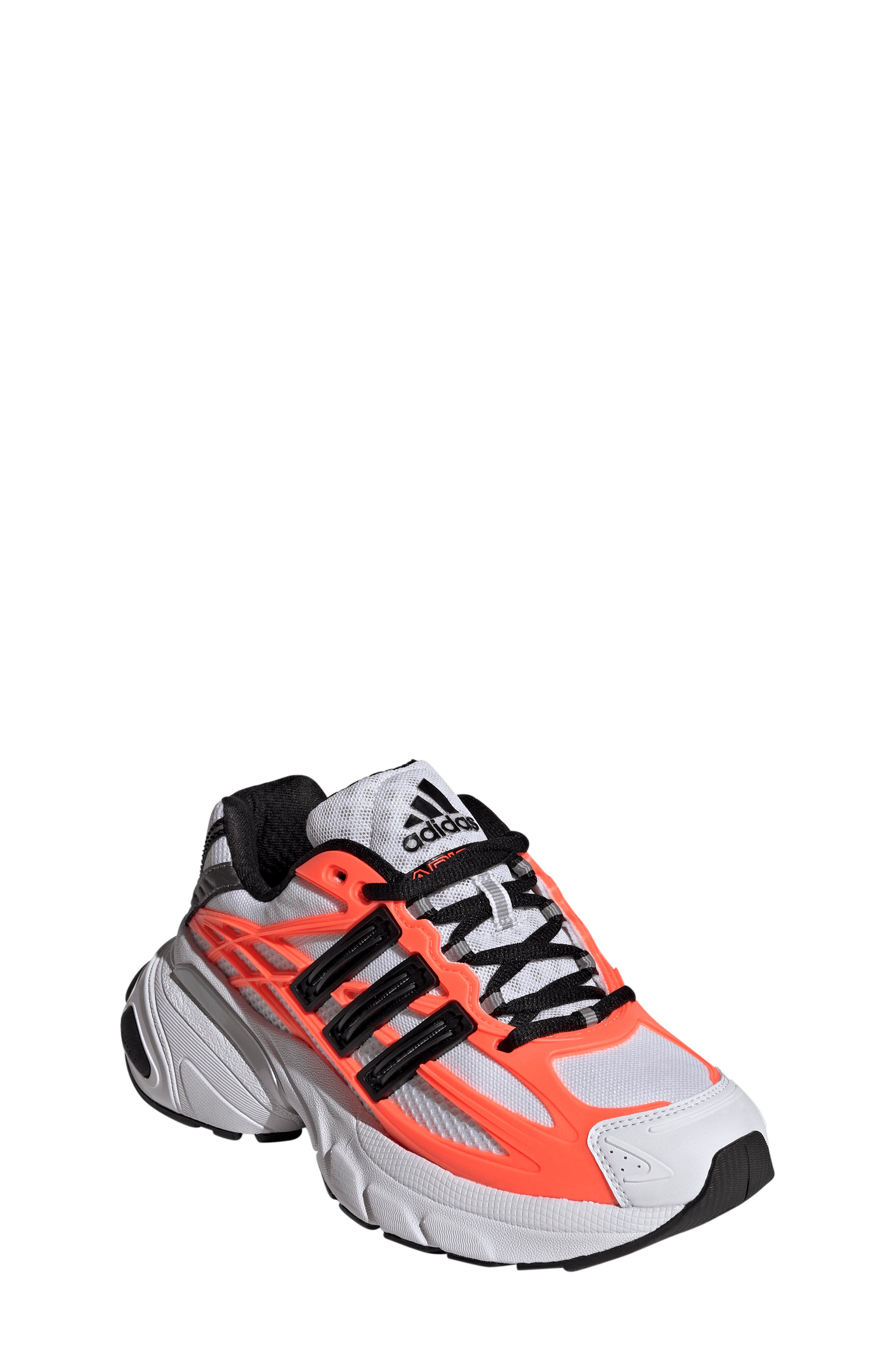 adidas Kids
 Adistar Cushion XLG 2.0 Sneaker, Main, color, White/ Black/ Solar Orange
