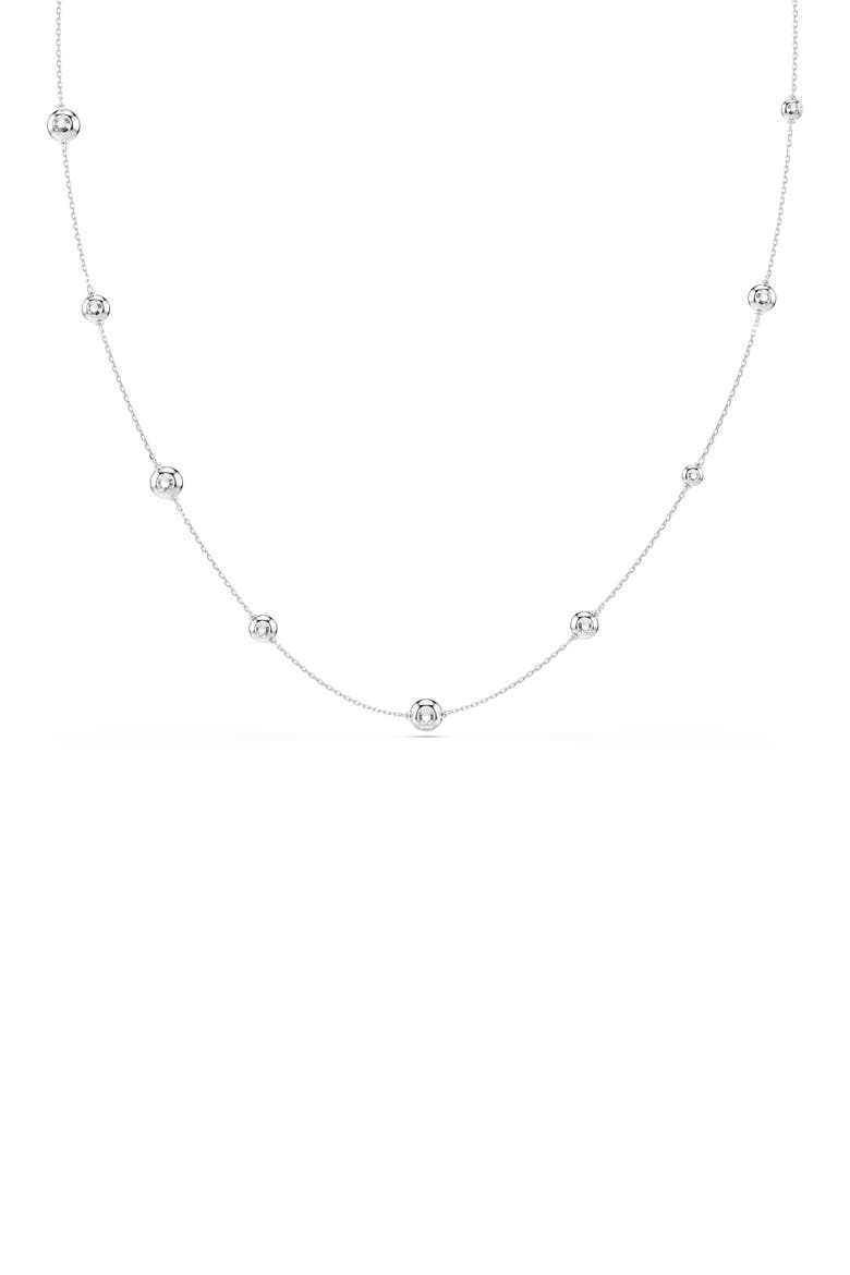 Una Angelic Strandage Necklace, Alternate, color, WHITE/ SILVER