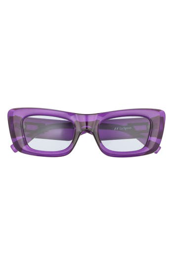 Le Specs Dopamine Limited Edition Cat Eye Sunglasses, 50mm In Purple