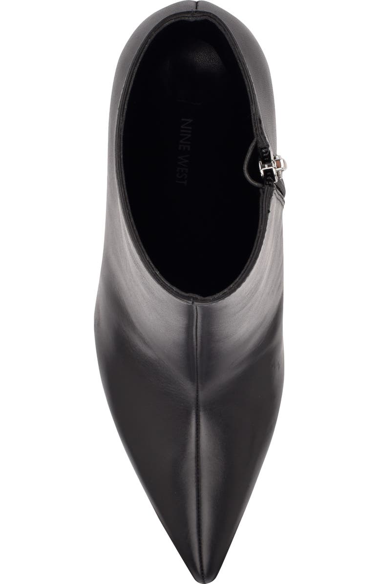 Nine West Farrah Leather Stiletto Bootie, Alternate, color,
