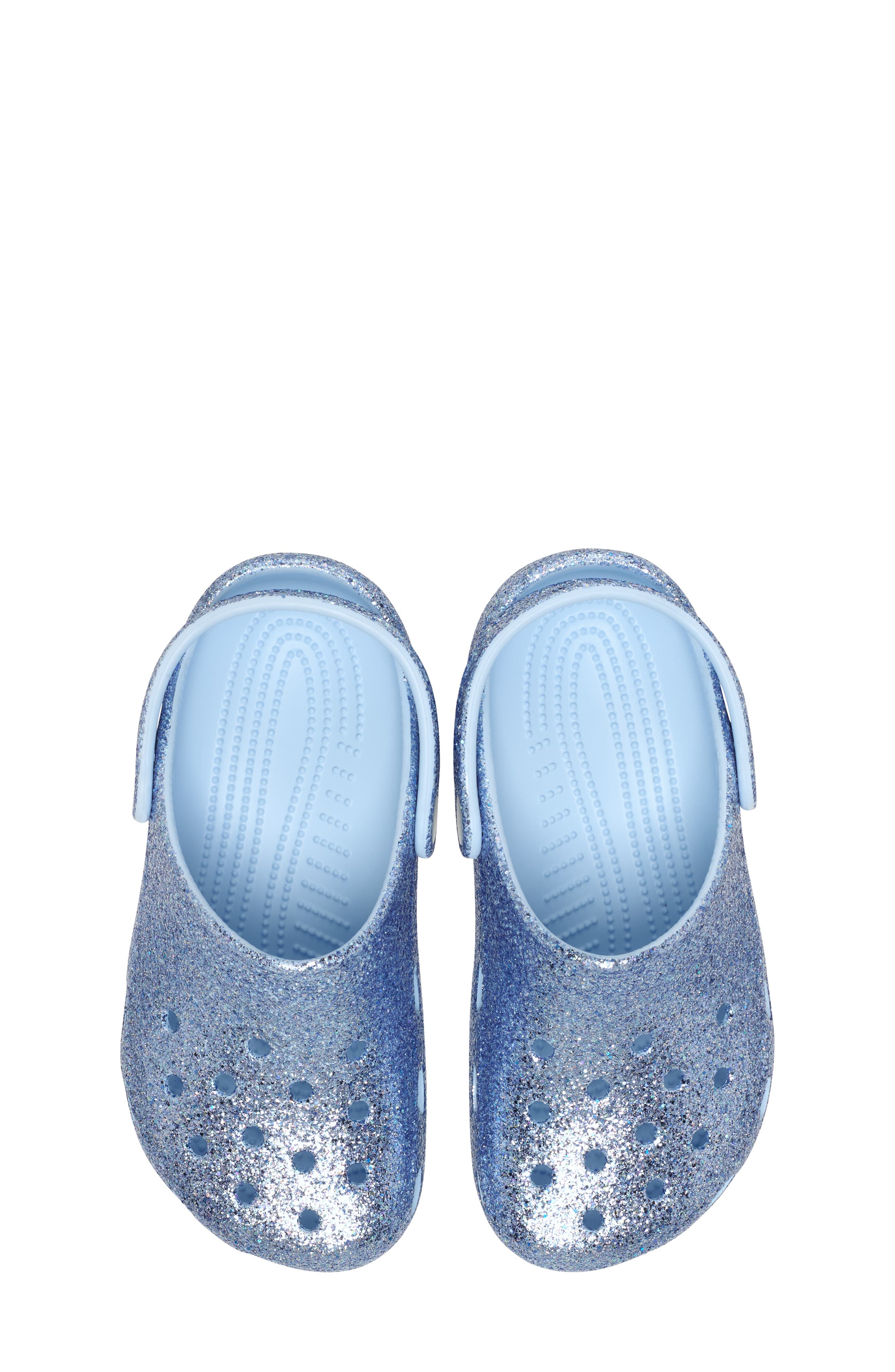 CROCS Kids' Classic Chunky Glitter Clog, Alternate, color, 