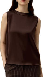 Lilysilk Sleeveless Round Neck Silk Top