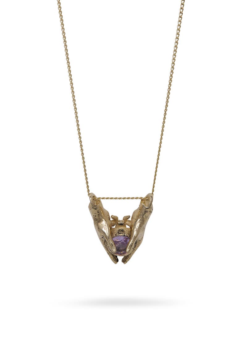 For You  - Pink Sapphire, Main, color, 9ct Gold
