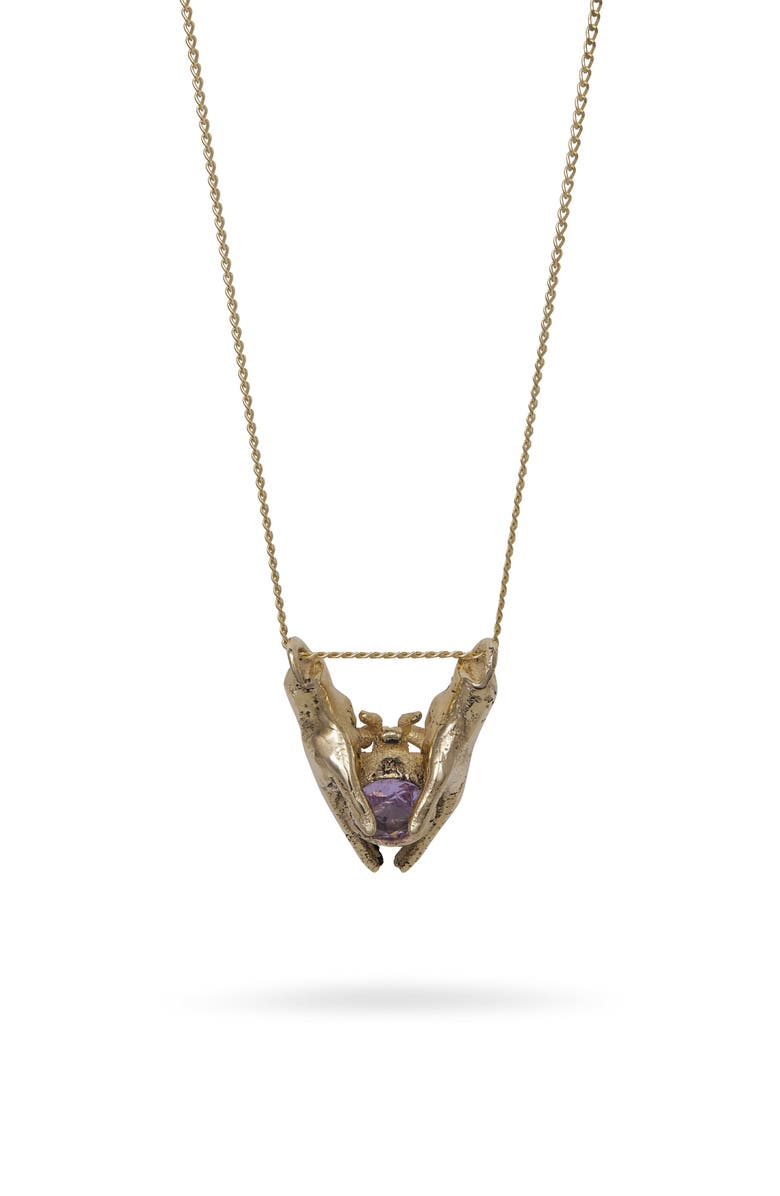 EX-A STUDIO For You  - Pink Sapphire, Main, color, 9Ct Gold