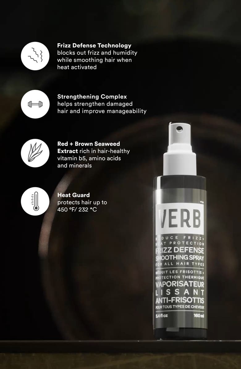 Verb Frizz Defense Smoothing Spray, Alternate, color, 