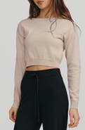 Kathryn McCarron Astrid Long Sleeve Crop Sweater