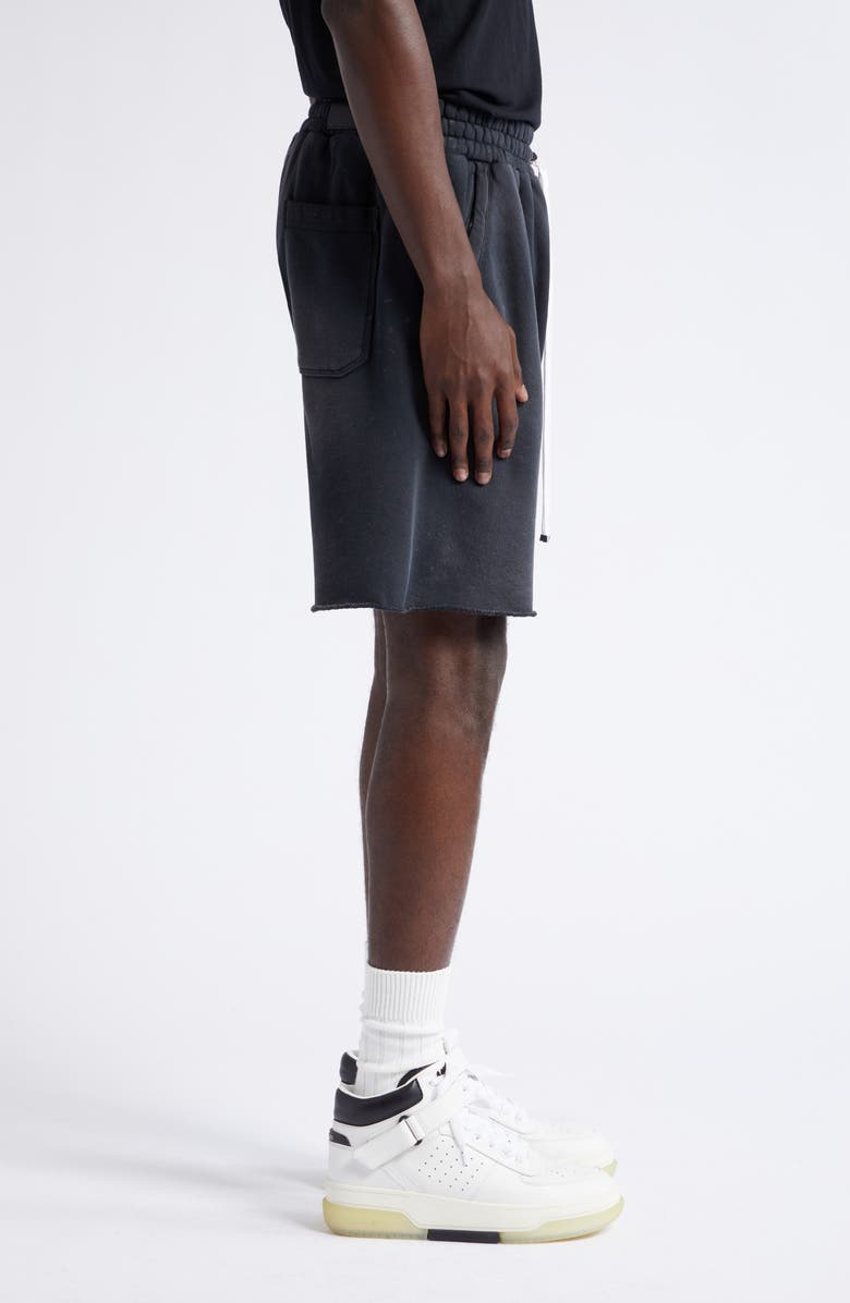 AMIRI Collegiate Logo Graphic Sweat Shorts, Alternate, color, 