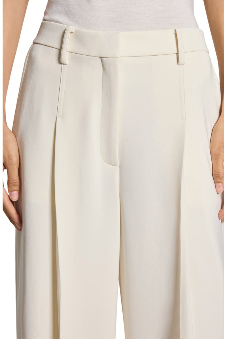 Pleated High Rise Wide Leg Pants, Alternate, color, RICE