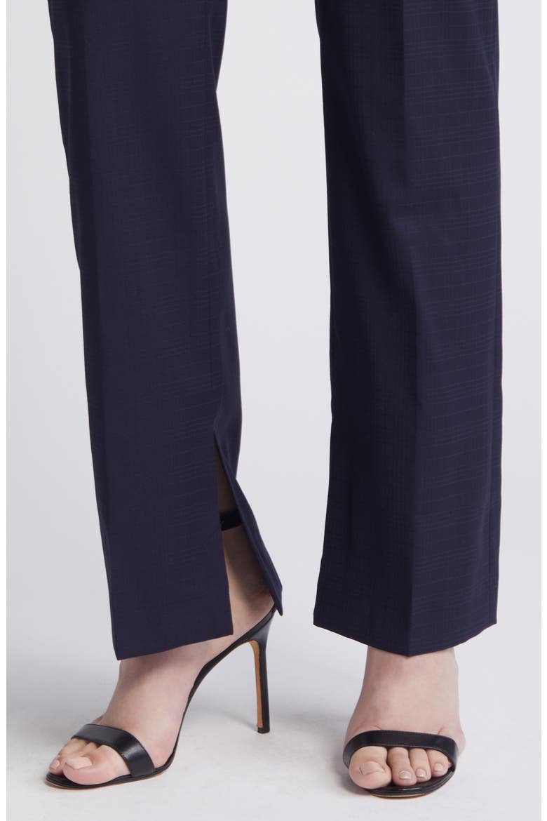 Teana Straight Leg Wool Pants, Alternate, color, SKY CAPTAIN