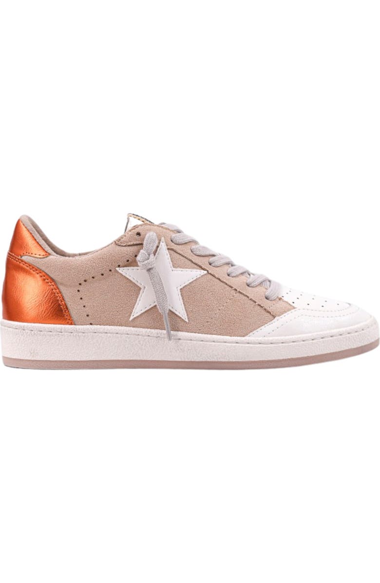 SHUSHOP Paz Low Top Sneaker, Alternate, color, Beige Suede