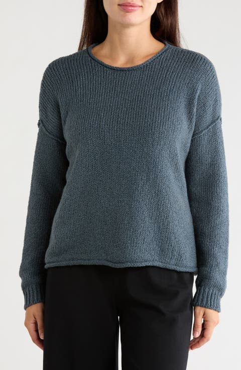 Crewneck Organic Cotton Sweater