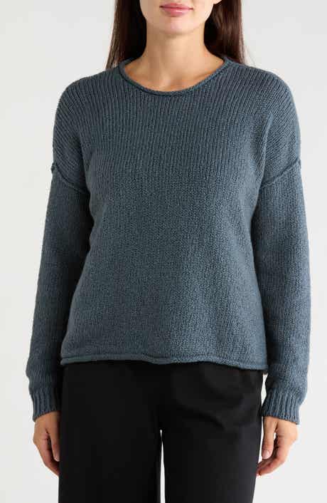Crewneck Organic Cotton Sweater