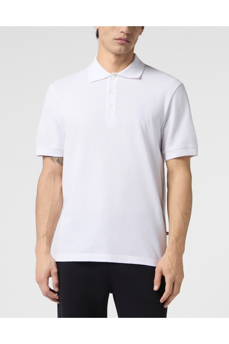 Polo T-Shirt Baroque Men, Main, color, OffWhite