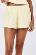 Papinelle Imogen Cotton Pointelle Pajama Shorts
