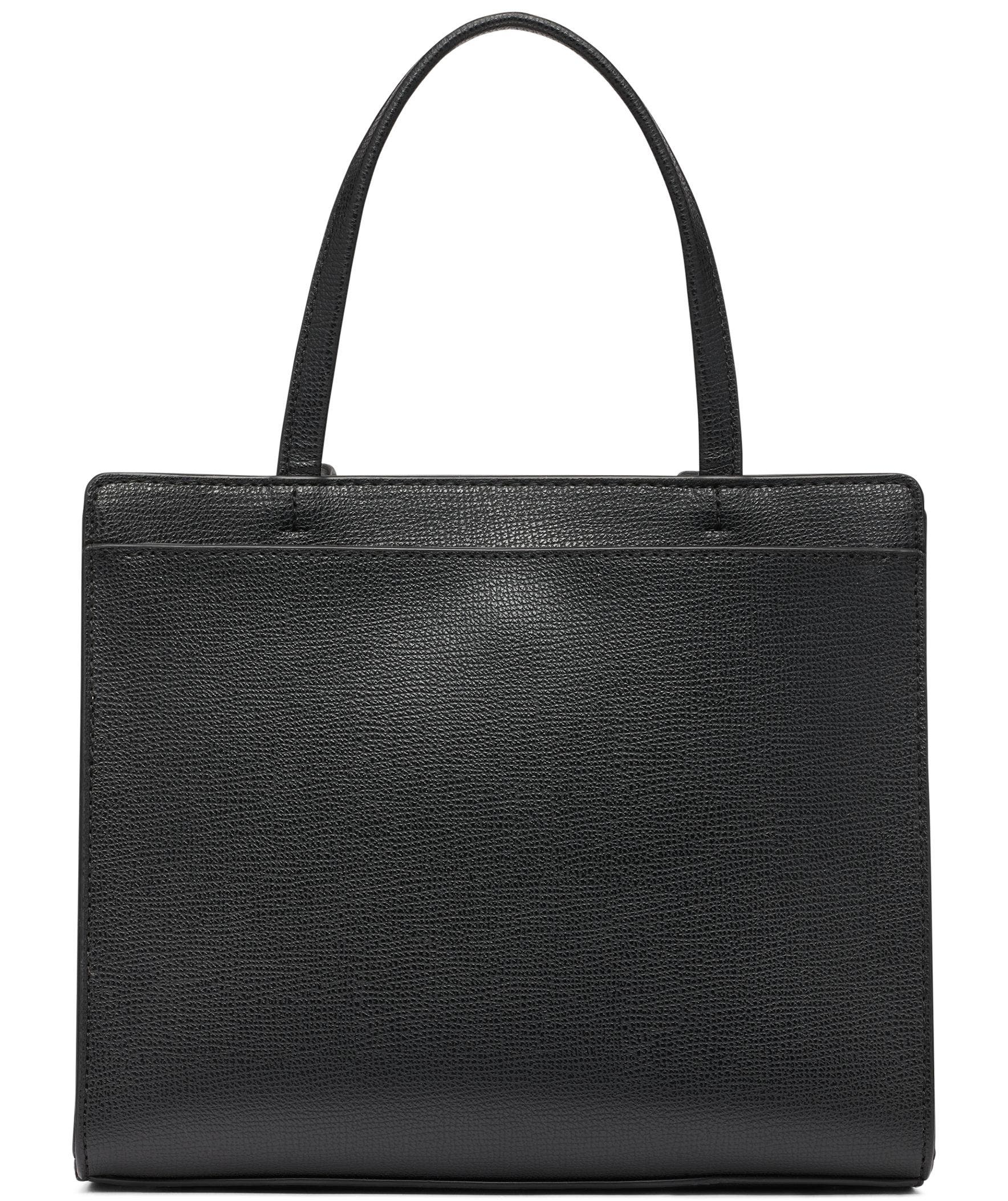 KARL LAGERFELD PARIS Maybelle Satchel, Alternate, color, Black/Silver