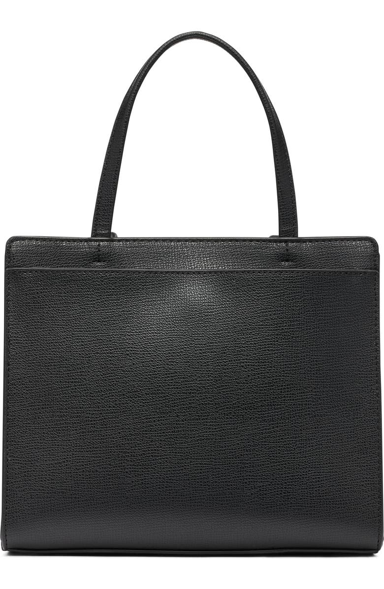 KARL LAGERFELD PARIS Maybelle Satchel, Alternate, color, Black/Silver