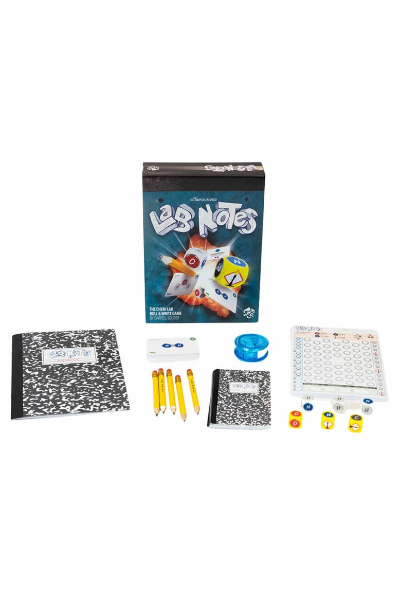 Greater Than Games The Chemlab Roll & Write Game, Alternate, color,