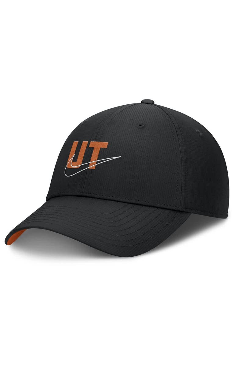 Nike Men's Nike Black Texas Longhorns Club Prep Performance Adjustable Hat, Main, color, Black