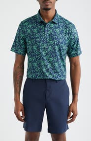 G/FORE Ditsy Floral Tech Jersey Golf Polo