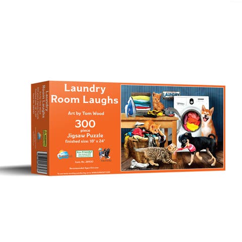 Laundry Room Laughs 300 piece Jigsaw Puzzle for Adults