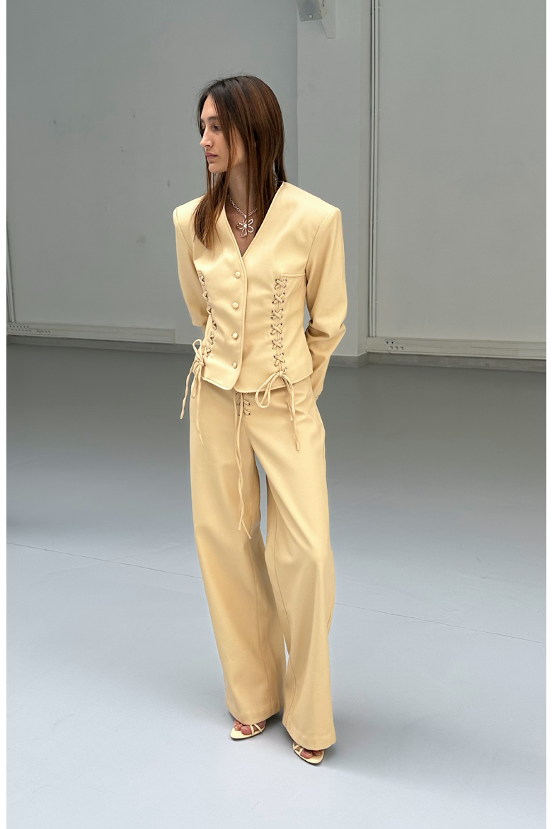 Gia Pu Jacket, Alternate, color, Beige
