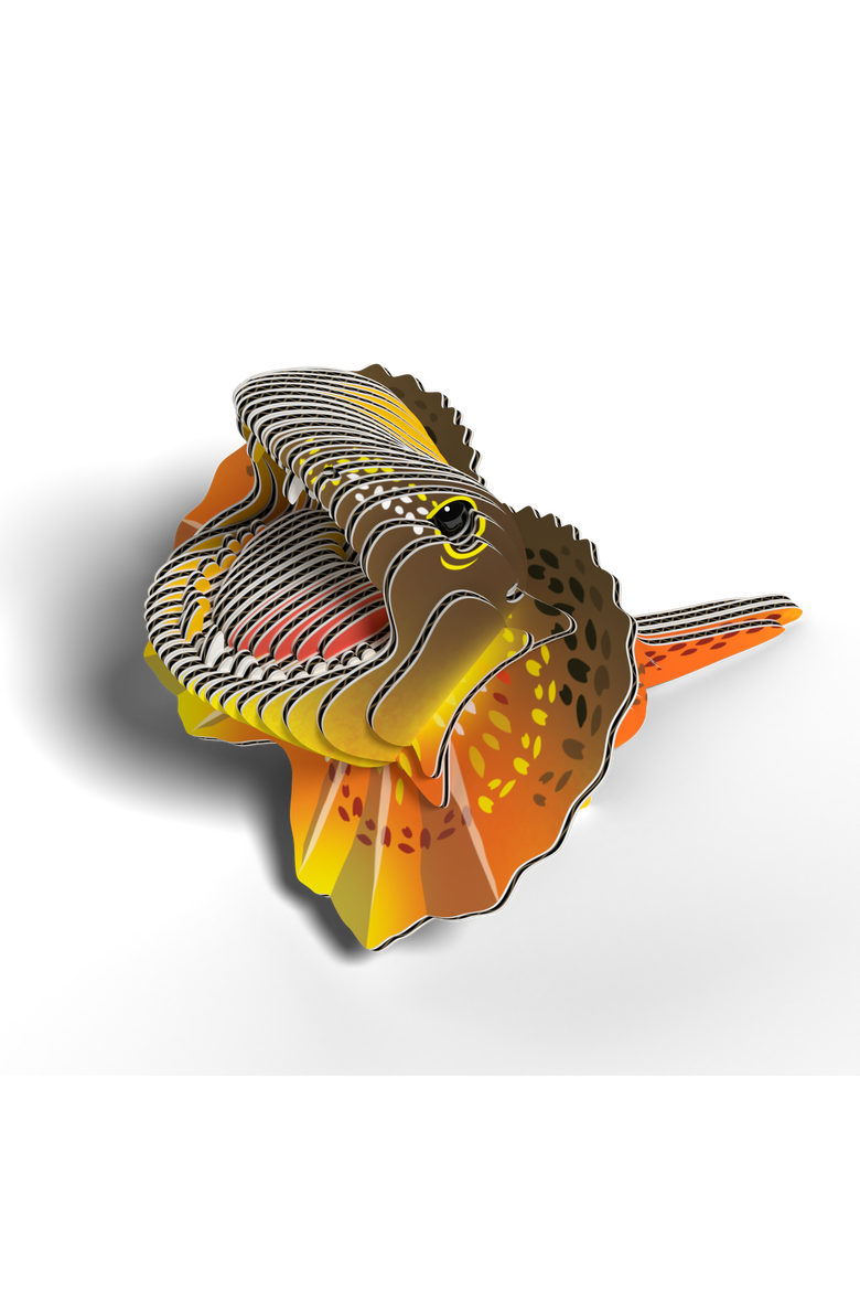 Frilled Lizard 3D Puzzle, Alternate, color, No Color