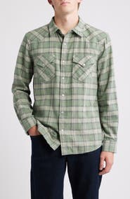 AG Huston Classic Fit Plaid Western Snap-Up Shirt