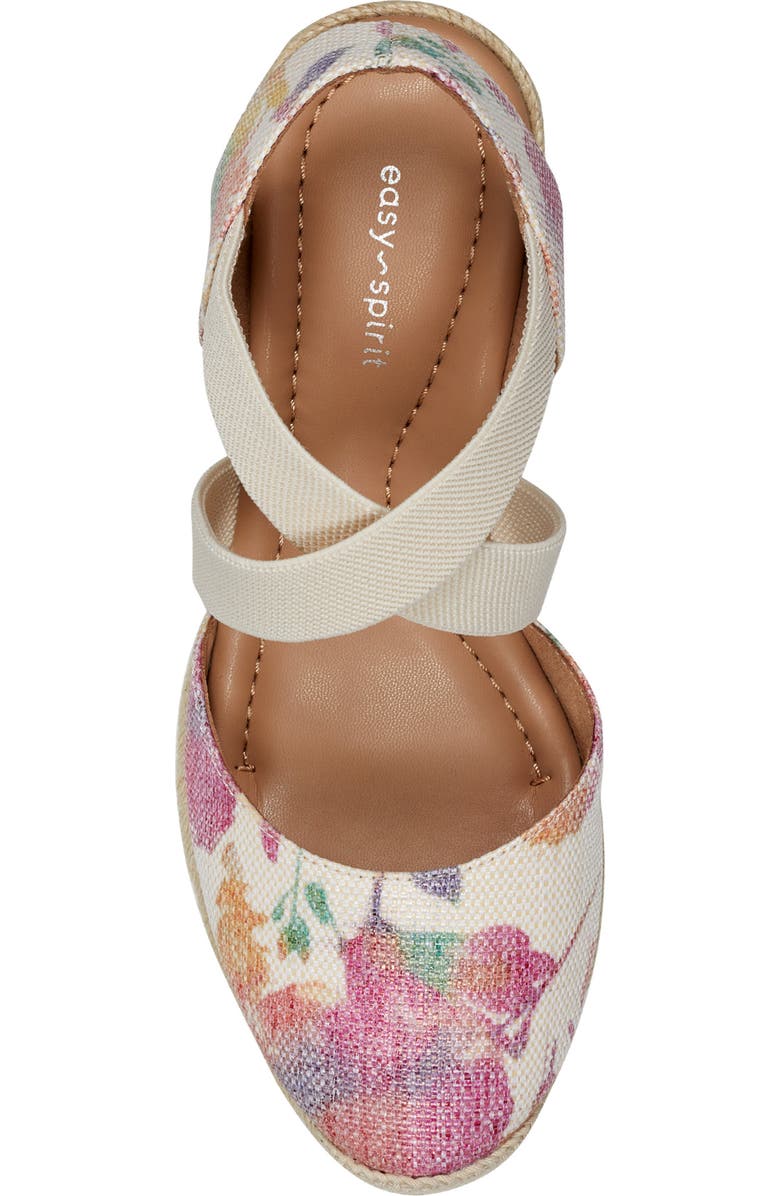Easy Spirit Meza Espadrille Platform Wedge, Alternate, color,