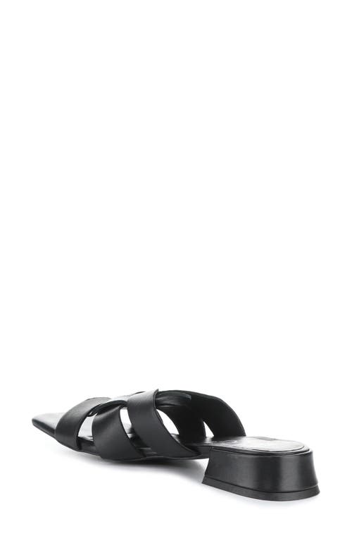 Bos. & Co. Ellis Slide Sandal In Black