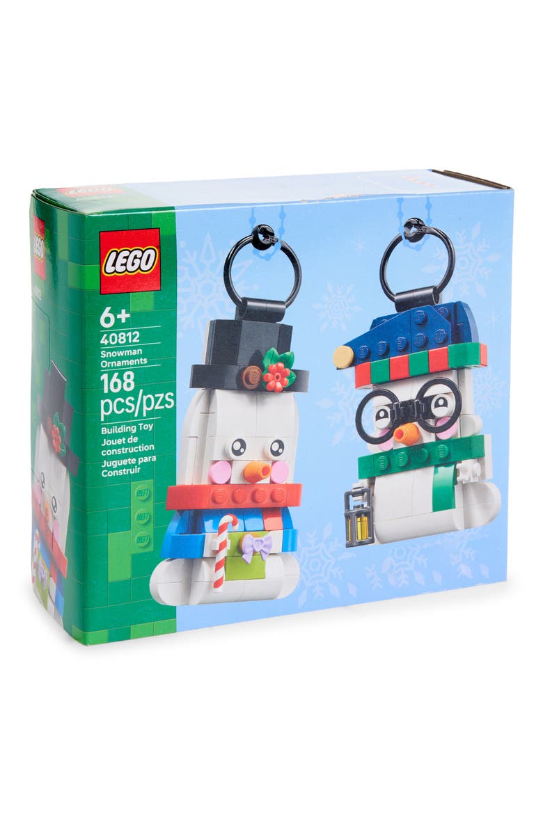 Kids' Snowman Ornaments Building Set 40812, Main, color, MULTI