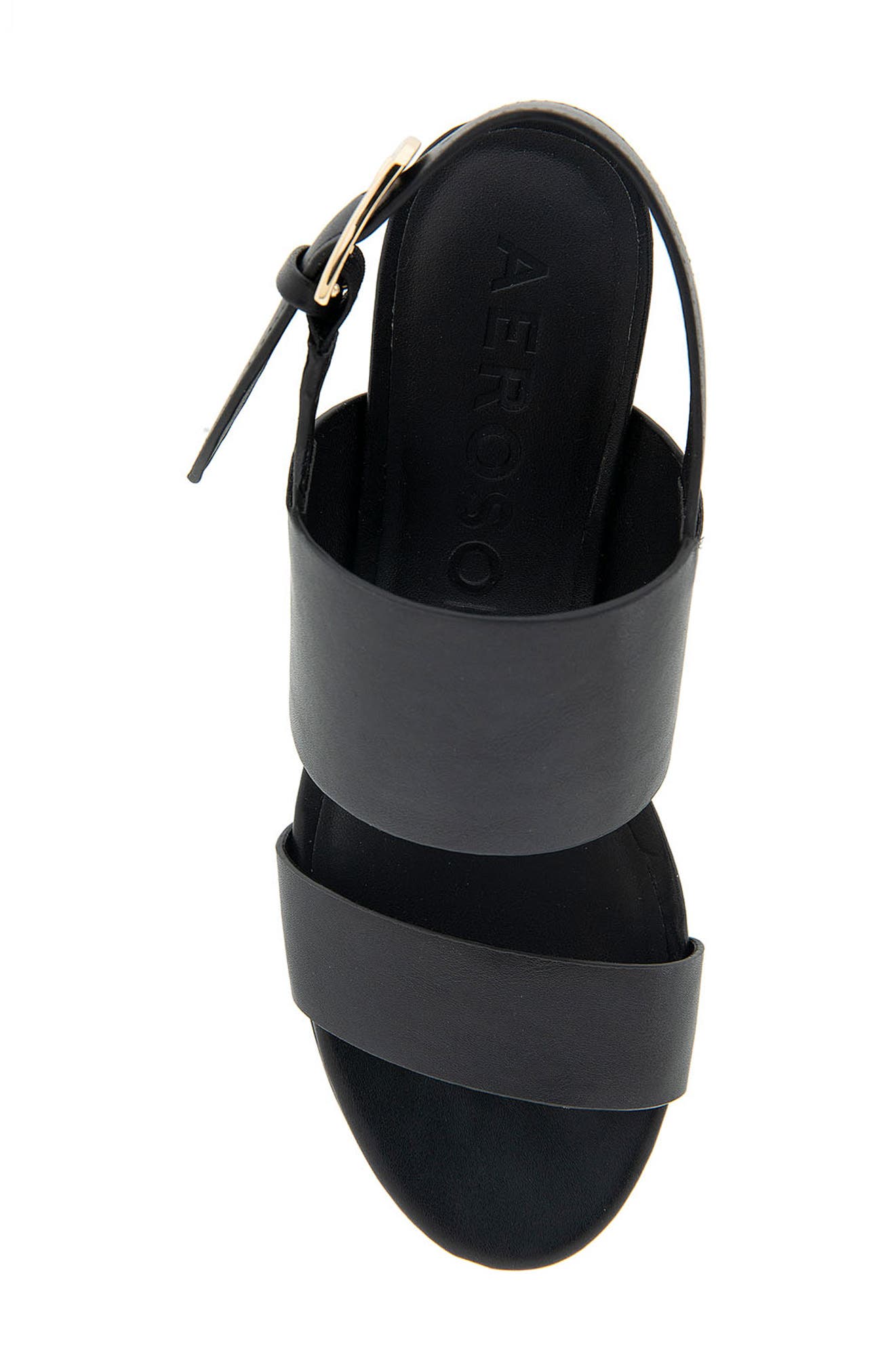 Aerosoles Camilia Platform Sandal, Alternate, color, Black Pu