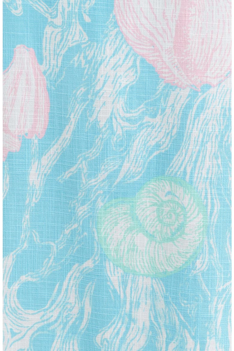 Eleanora Print Sleeveless Maxi Dress, Alternate, color, CAPRI BLUE OVERSIZED SHELDEN