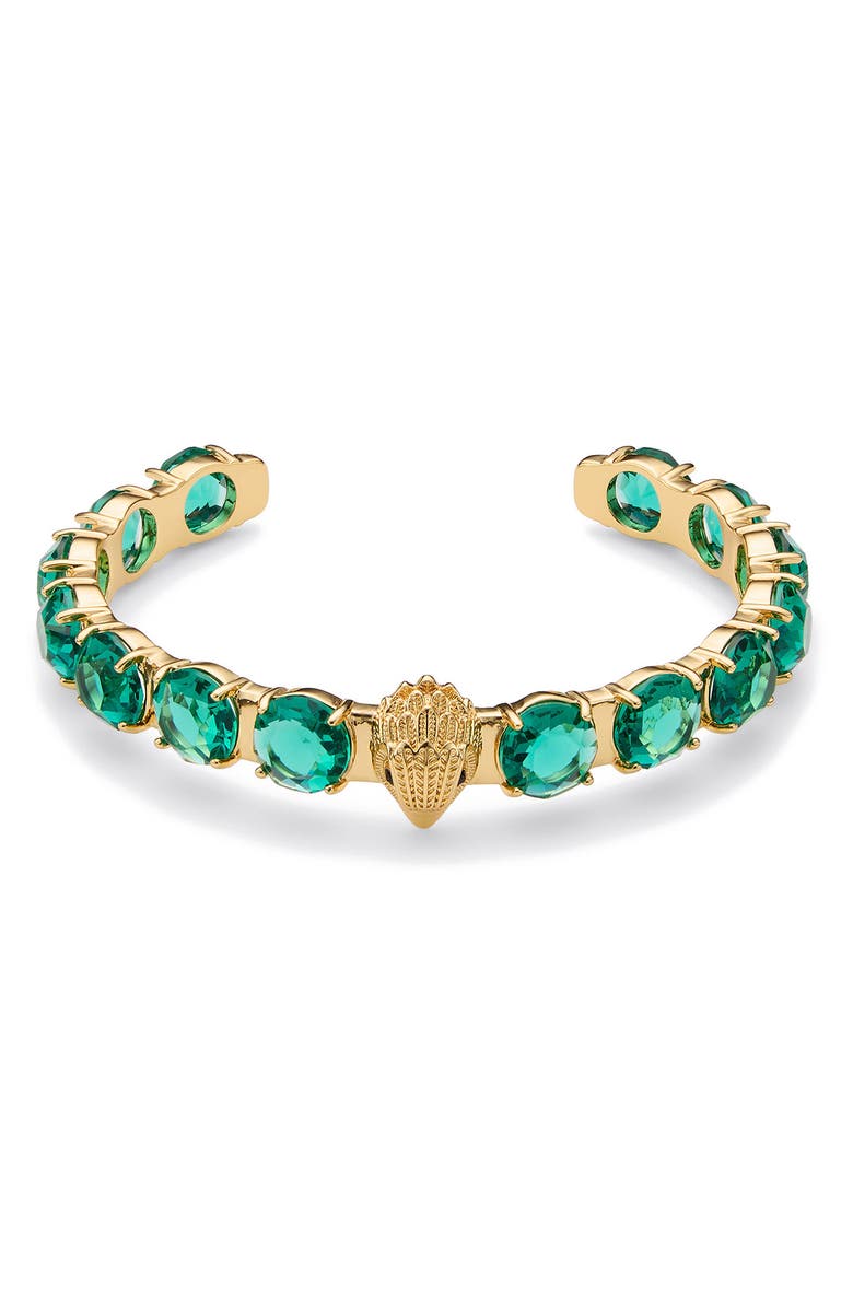 Kurt Geiger London Eagle Stone Cuff Bracelet, Main, color, 