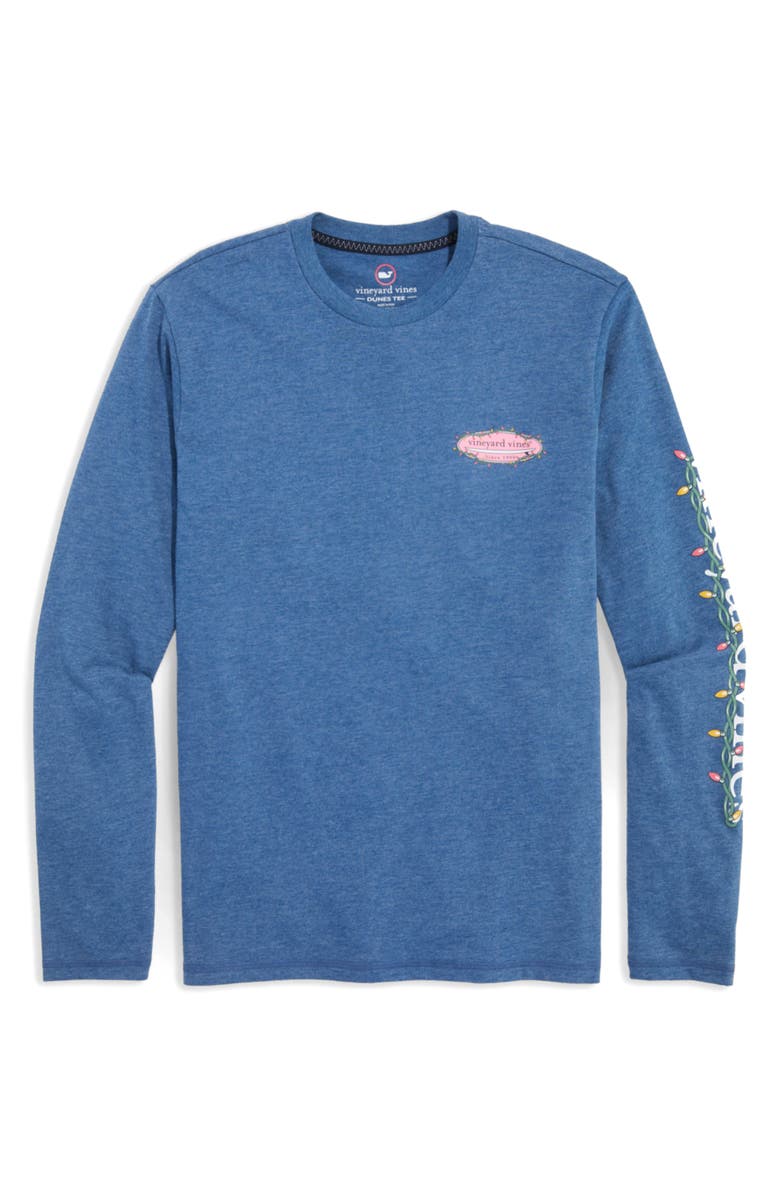 vineyard vines Holiday Board Long Sleeve Graphic T-Shirt, Alternate, color,