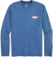 vineyard vines Holiday Board Long Sleeve Graphic T-Shirt