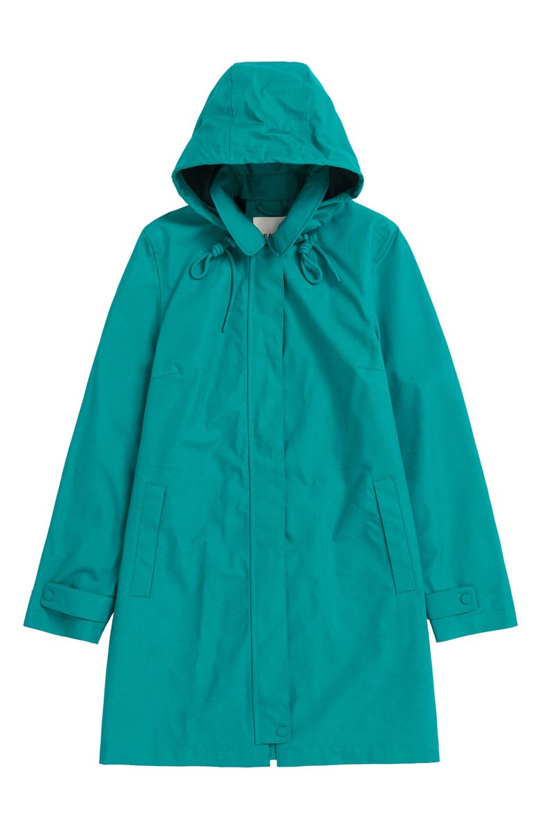Seasalt Cornwall Cloudburst Waterproof Organic Cotton Coat, Alternate, color, Deep Dive